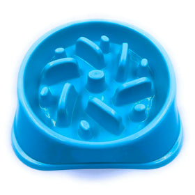 Slow Feeding Bowl for Dogs (Blue)