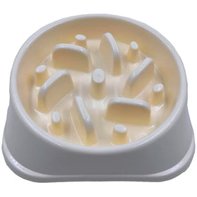 Slow Feeding Bowl for Dogs (Beige)