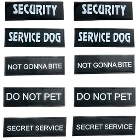 Replacement Tags for Large and XL Harness Pack of 10 Pcs, (Replacement Tags, 10 Pcs)