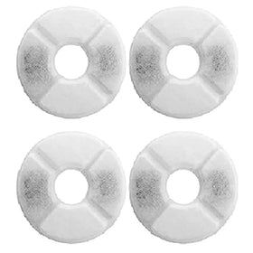 4 Pcs Carbon Replacement Filters for Pet Fountain - Filters for Water Fountain Compatible for Cats and Dogs.