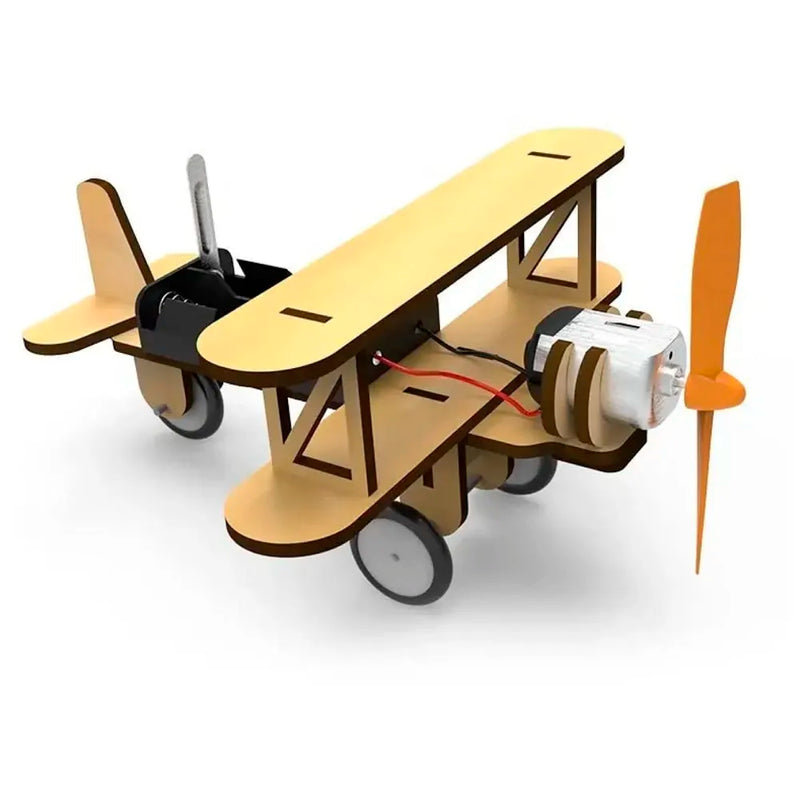 STEM Plane Areoplane Airplane Educational DIY Fun Toys, Educational & Construction Based Activity Game for Kids 8-14, Gifts for Boys & Girls, Learn Science Engineering Project.
