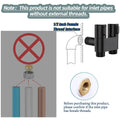 1-In-2-Out Dual Control Angle Valve, Angular Angle Cock Water Splitter Valve with Shut-Off, 1/2