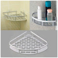 Wall Mount Bathroom Corner Shelf Aluminium Shower Caddy Wall Shelf Holder Anti Rust, Rust Free Aluminium, Installation Kit Included (1, Aluminum Corner) - 9