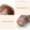 Brass Antique Brown Angular Stop Valve Stop Cock Angle Valve For Bathroom Kitchen Wash Basins tap Connector Geysers With Flange (Brass) - 2