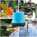 3500L/H 60W Submersible Water Fountain Pump For Aquariums Powerful Large Water Pump for Fountain, Suction Cup Bottom Water Circulation Pumps, Air Pump for Pond - 7