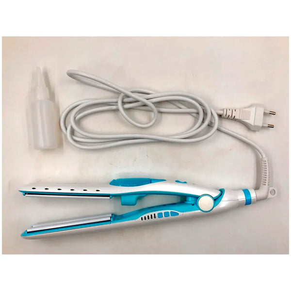 Professional Steam Spray Hair Straightener Curler Tourmaline Ceramic Vapor Flat Iron, with LCD Display and Auto-off Function - 7