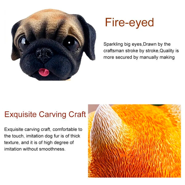 Dog Bobblehead Resin for Cars ~ Desks ~ Study ~ Office ~ Dashboard Decors Size - 4 INCHES (Beagle) - 7