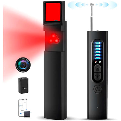 Efaithtek Hidden Camera Detector, Anti Spy RF Detectors, Bug Detectors, Camera Detectors, GPS Detectors,5 Levels Sensitivity, 4 Professional Modes, Privacy Protector for Hotels Rooms Cars