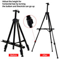 Easel for Art Adjustable Lightweight Telescopic Artist Display Stand with Carry Bag. Showroom Display Stand (1 PC) - 3