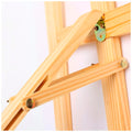 6 ft (182cm) Wooden Easel Canvas Holder Display Adjustable Stand Artist for Painting, Display and Advertisements Showroom Display, Drawing White Board (Wood) - 7
