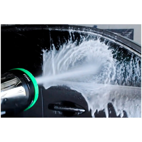 4 in 1 Car Bike Cleaning Foam Hose Attachment – Spray Gun Nozzle with Liquid Soap Jet Wash Sprinkler Accessory 4 Watering Modes No Pipe Only Head - 9
