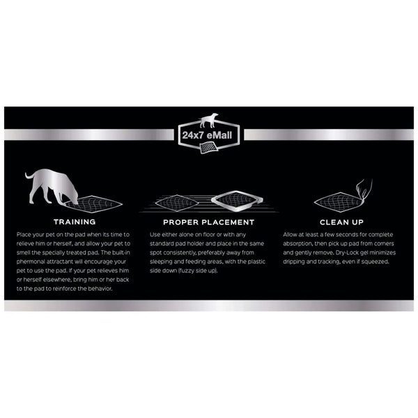 Puppy Carbon Activated Training Pad ~ Pee Pads Ideal for and Potty Training Odour Less (Carbon 60 x 60 Cms, 20) - 4