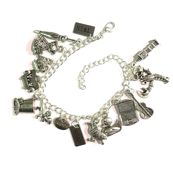 FRIENDS Charm Bracelet 15 In 1 Charms, Monica Chandler Rachel Ross Joey Phoebe New York - 2