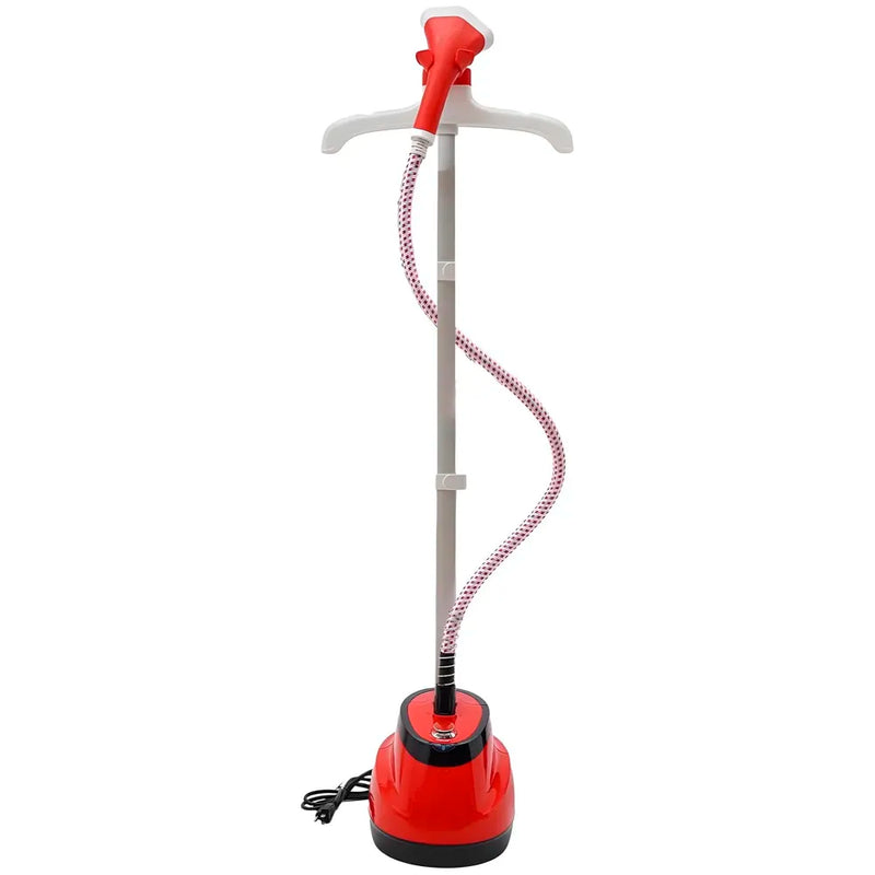 2200W Standing Garment Steamer, 10 Modes Advanced Clothes Steamer For Wrinkle-Free Clothes - Fast Heat-Up, Portable, And Efficient For Home And Professionals, Steam Iron. Red