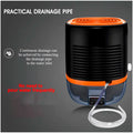 Quiet and Portable Dehumidifier for Home and Bathroom, Moisture Absorbing with Automatic Shut-Off, Tank 800 ml, Energy Saving, Ideal for Mold and Moisture - 3