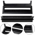 28 Cm Aluminum Office Desk Wire Cable Hole Cover with Dust Proof Brushes for Computers Work Rectangular Metal Organizer Stylish Desk Accessory Wire Manager Concealed. 280 mm x 80 mm Black - 3