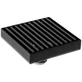 Black Floor Drain Jali 4 x 4 Inches Tile Insert Floor Drain, SS, Shower Drain Channel Tile Drain with Cockroach Trap Concealed Matt Black