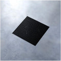 Black Floor Drain Jali 4 x 4 Inches Tile Insert Floor Drain, SS, Shower Drain Channel Tile Drain with Cockroach Trap Concealed Matt Black - 8