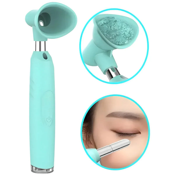 LIMEGIRL 2 In 1 Automatic Eye Make-Up Remover Electric Eye Washer Handheld Sprayer Sonic Moisturizer Eyewash Instrument Water Eye Massager 3 speed - 2