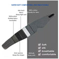 Cotton Sleep Mask Blackout Comfortable & Breathable Eye Mask for Sleeping Adjustable Blinder Blindfold Airplane Best Night Companion Eyeshade for Women Men Kid Grey - 2
