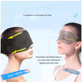 Cotton Sleep Mask Blackout Comfortable & Breathable Eye Mask for Sleeping Adjustable Blinder Blindfold Airplane Best Night Companion Eyeshade for Women Men Kid Grey - 3