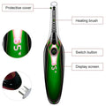 Automatic Heated Eyelash Curlers, Electric Eyelash Curler, LED Display 4 Temperature Settings, 48Hrs Long Lasting Lash Curler Green - 2