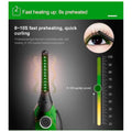 Automatic Heated Eyelash Curlers, Electric Eyelash Curler, LED Display 4 Temperature Settings, 48Hrs Long Lasting Lash Curler Green - 3