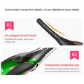 Automatic Heated Eyelash Curlers, Electric Eyelash Curler, LED Display 4 Temperature Settings, 48Hrs Long Lasting Lash Curler Green - 8