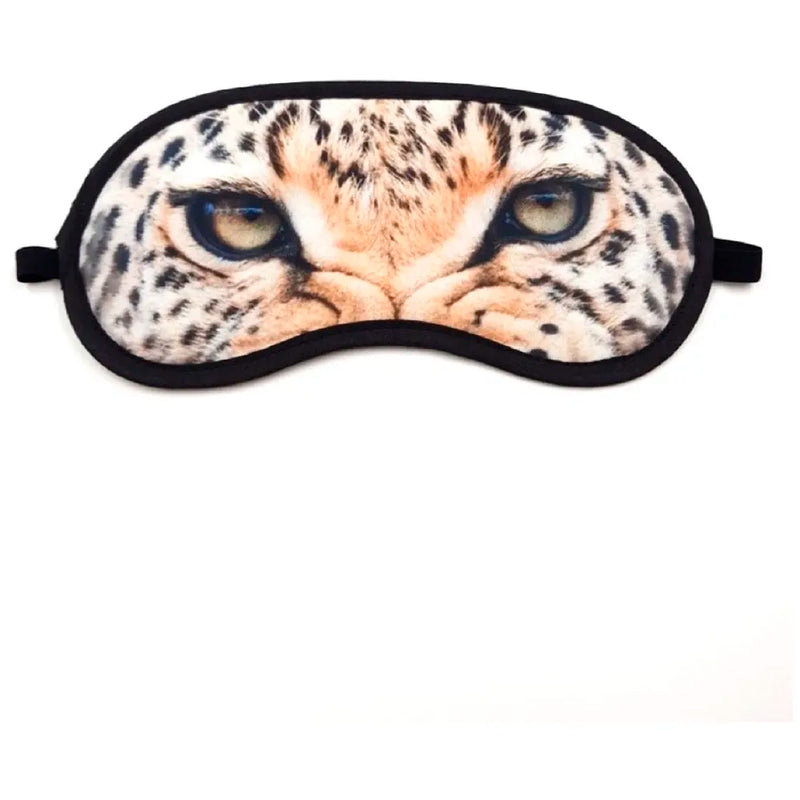 Super Soft & Comfortable For Proper Sleep ~ Tiger Eyes Sleeping Eye Mask ~ Nap Eye Shade Cartoon Blindfold Eyes Cover Sleeping Travel Rest Patch Blinder Relax , Complete black-out Design, snooze , slumber , hibernate