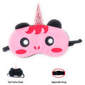 Cute Animals Eye Shade Cartoon Eyes Cover Sleeping Travel Complete black-out Design, snooze, slumber, hibernate ~ Super Soft & Comfortable For Proper Sleep With Adjustable Strap (Unicorn) - 2