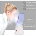 2 in 1 Facial Steamer Beauty Cosmetic Ionic Face Steamer for Home Facial, Warm Mist Humidifier Atomizer for Face Sauna Spa Sinuses Moisturizing, Unclogs Pores - 3