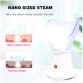 2 in 1 Facial Steamer Beauty Cosmetic Ionic Face Steamer for Home Facial, Warm Mist Humidifier Atomizer for Face Sauna Spa Sinuses Moisturizing, Unclogs Pores - 4