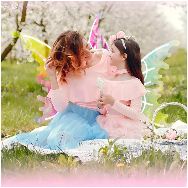 Fairy Wings for Girls, Automatic Light Up Moving Butterfly Wings with LED Lights and Music, Toy for Kids as Halloween Birthday Party Costume Princess Cosplay Dress Up Gift. - 7