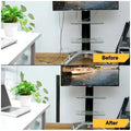 32.81 ft Floor Cable Cover, Perfect for an Office, Home, Workshop, Warehouse, Concert, Or Other Outdoor Setting, Floor Cords, Cables and Wires Protector 82 mm X 17 mm X (10 Meter) - 3