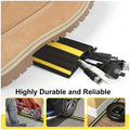 32.81 ft Floor Cable Cover, Perfect for an Office, Home, Workshop, Warehouse, Concert, Or Other Outdoor Setting, Floor Cords, Cables and Wires Protector 82 mm X 17 mm X (10 Meter) - 4