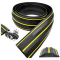 3.28 FT Floor Cable Cover Perfect for an Office, Home, Workshop, Warehouse, Concert, Or Other Outdoor Setting, Floor Cords, Cables and Wires Protector 82 mm X 17 mm X 1 Meter