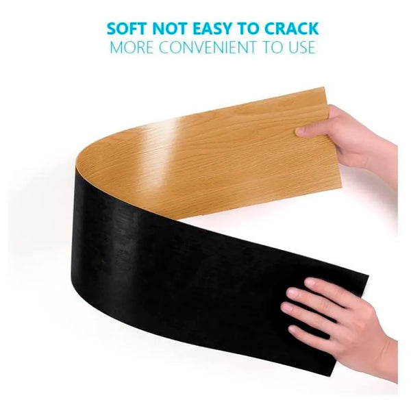 Natural Pine PVC Wood Floor Planks Flooring Tiles With Self Adhesive Peel & Stick Wooden Design- 18 Planks - 27 Square feet - Pine Wood Colour - 4