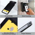 3 in 1 Id Card Holder Badge Holder with Lanyard and Retractable Wire Reel Carabiner for Company Corporate Hospitals Doctors Proximity Key Card Holder Visitors Pass - 5