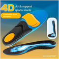 Insoles for Flat Feet Plantar Fasciitis for Men & Women – Arch Support Orthotic Gel Insoles with Shock Absorption, Achilles Tendonitis, Heel Spur & Foot Pain Relief – Blue & Black - 35- 38 Euro Size (39-42 Euro) - 3