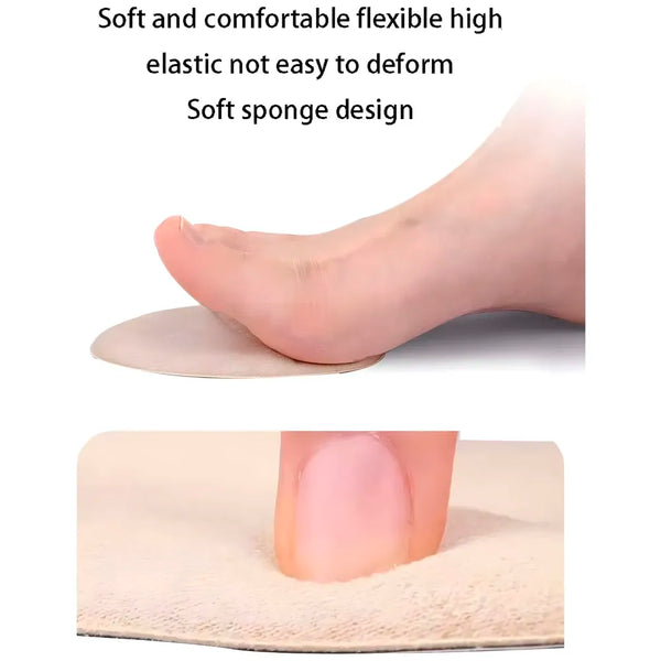 Ball of Foot Cushions for Women, High Heel Metatarsal Pads, All Day Comfort Heel Inserts, Foot Pads for Balls of Feet, One Size Fits All - Beige – 10 cm x 7cm - 9