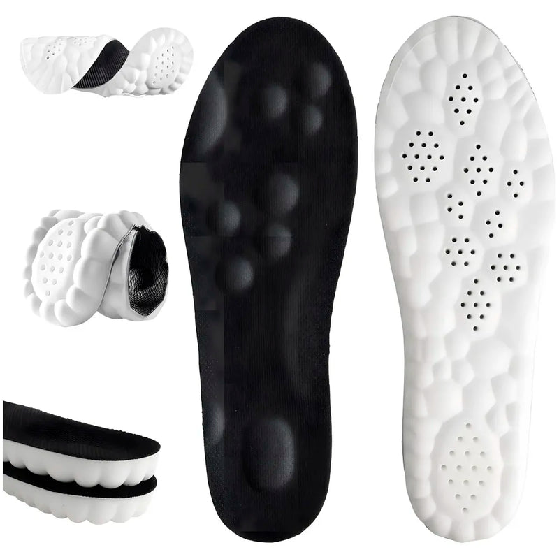 Soft Insoles for Men and Women - U-Shape Memory Foam, Foot & Joint Support, Anti Fatigue and Shock Absorption Male - 40-45 Euro Size (Female 35-40 Euro)