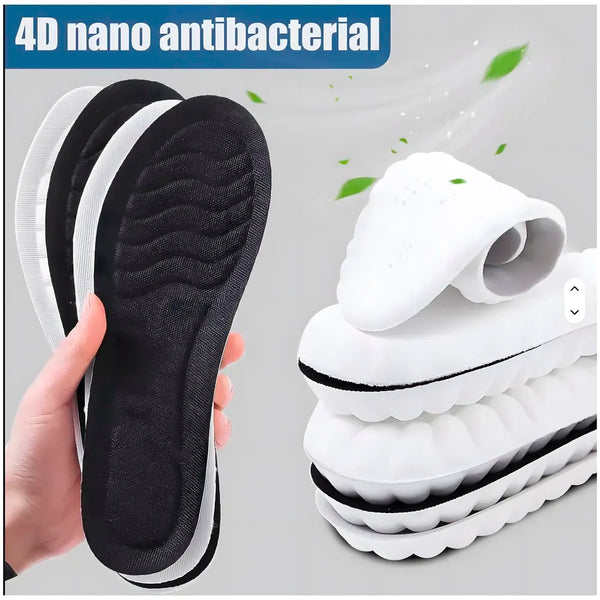 Soft Insoles for Men and Women - U-Shape Memory Foam, Foot & Joint Support, Anti Fatigue and Shock Absorption Male - 40-45 Euro Size (Female 35-40 Euro) - 7