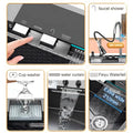 Upgraded Digital Kitchen Sink Multifunctional SS 304 Grade With Scratch Proof 5 Key Buttons With Pull-Down Faucet Digital Display And LED Ambient Light Modular Kitchen Sink (30x18x9 Inches) - 3