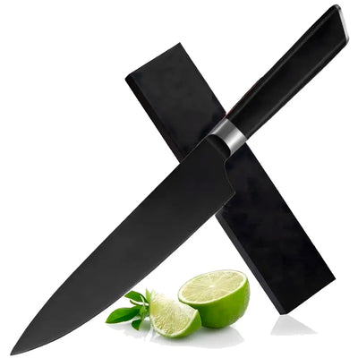 Damascus Knife Black Japanese Knife with Matt Black Pattern 8 Inch Chef Knife High Carbon Stainless Steel Knife for Home and Comercial Kitchens Sharp and Ergonomic with Gift Box