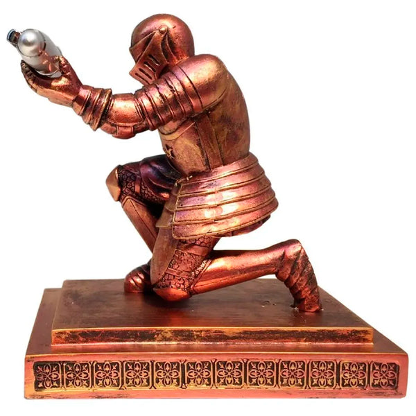 Unique Executive Knight Pen Holder / Stand (Medieval Bronze) - 2