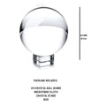 60 mm K9 Crystal Ball Pro and Stand for Creative Photography (60mm) - 3
