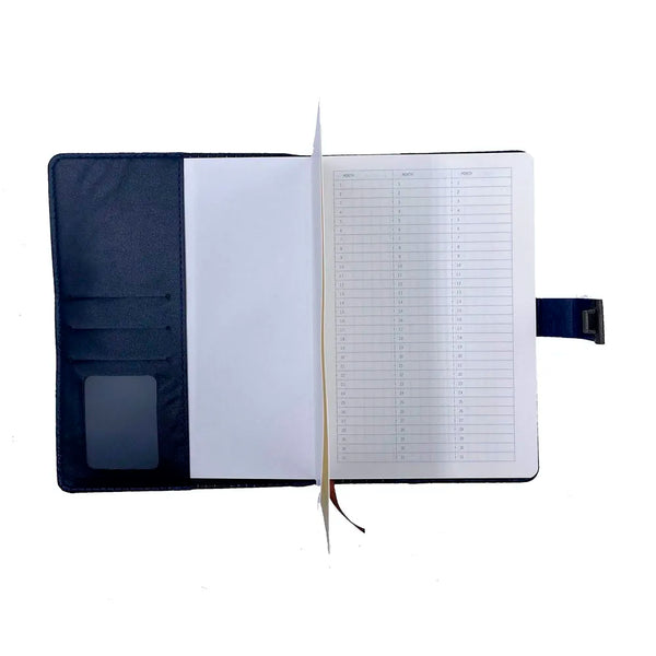 Novelty Diary Notebook with Number Combination Lock & PU Leather Cover Secret Lock Diary (22x15 cm, 230 Pages) (Blue) - 2
