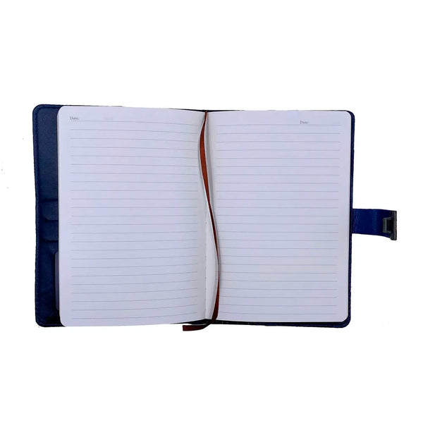 Novelty Diary Notebook with Number Combination Lock & PU Leather Cover Secret Lock Diary (22x15 cm, 230 Pages) (Blue) - 3