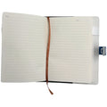 Lock Diary Notebook with Number Lock Combination PU Leather Light Blue Jeans Design Cover 22x15 cm, 230 Pages - 2