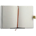 Lock Diary Notebook with Number Lock Combination PU Leather Marble Onyx Design Cover 22x15 cm, 230 Pages - 3
